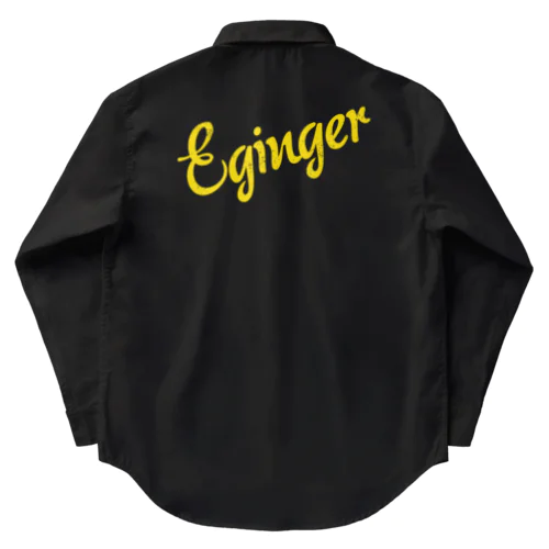 Eginger（エギンガー）_文字ver ワークシャツ