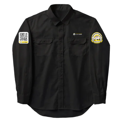 ロゴウーパールーパースーパーカーブラック Work Shirt