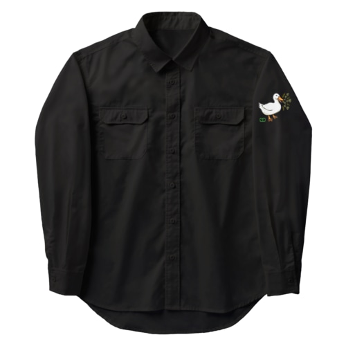 오리 (アヒル)韓国語オノマトペ Work Shirt