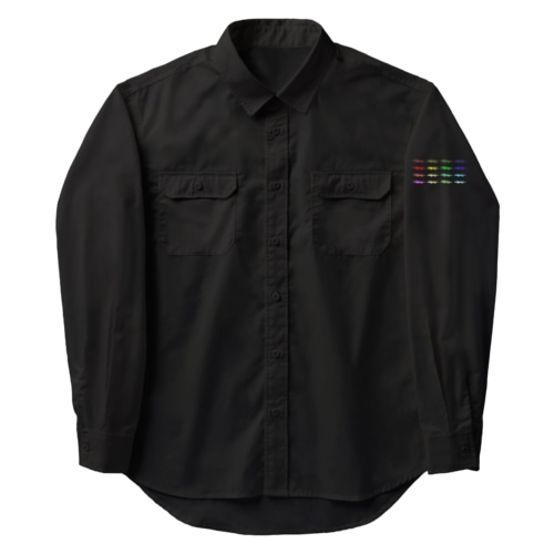16匹のワニ Work Shirt