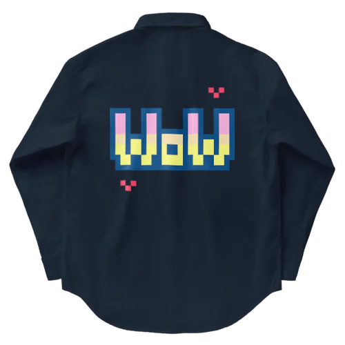 WOW❤ドット絵文字 Work Shirt