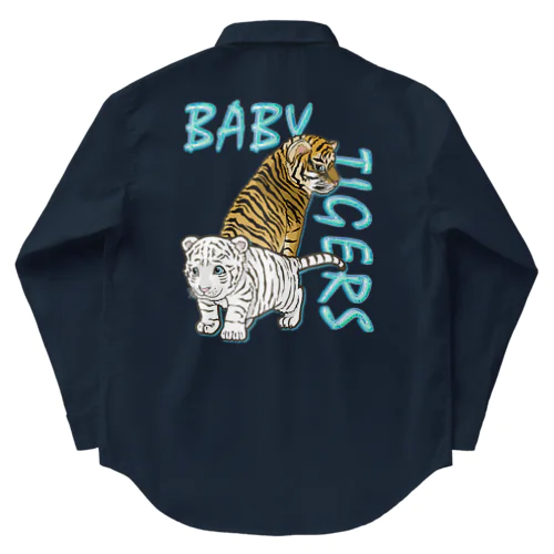 BABY TIGERS　バックプリント Work Shirt