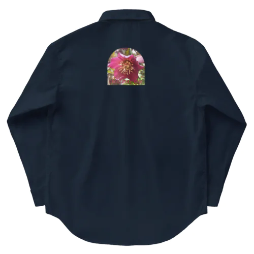 christmas rose Work Shirt