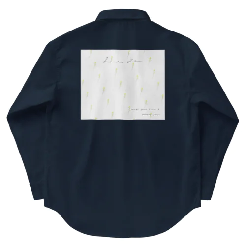 NANOHANA , Logo Message . Work Shirt