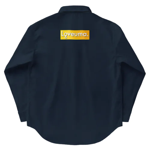 Loveuma. Box Logo Work Shirt