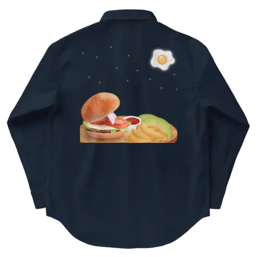 月見バーガー🍔 Work Shirt