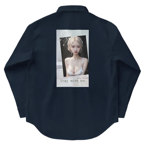 美女 図鑑（Stay with me.） Work Shirt