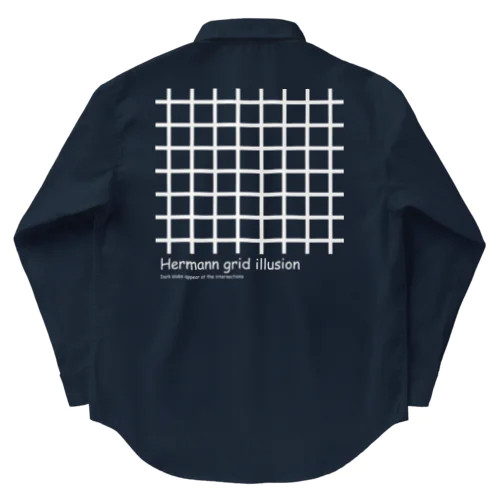 Hermann grid illusion (white) Work Shirt