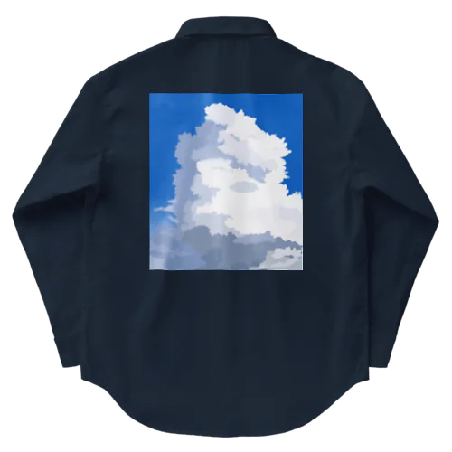 もくもく積乱雲 Work Shirt