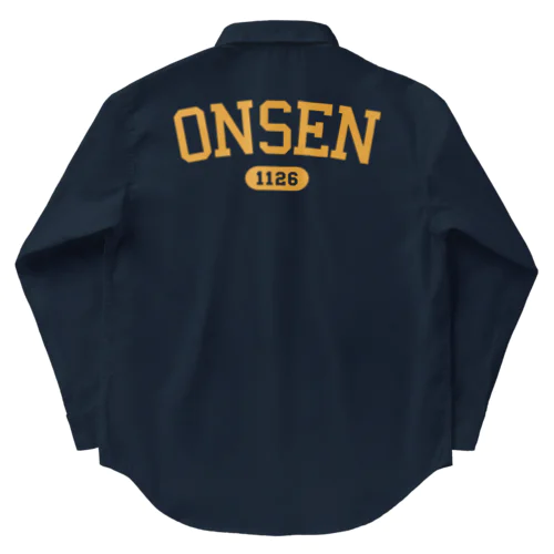 ONSEN 1126 （イエロー） Work Shirt