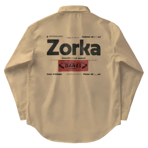 Zorka （スロベニア語グッズ） Work Shirt