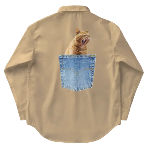 ぽけっと-CAT-02 Work Shirt