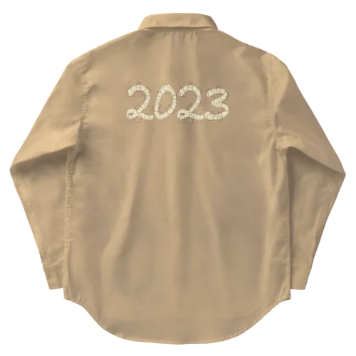 うさぎが集まる2023年 Work Shirt