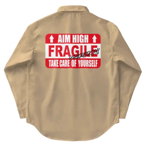 FRAGILE"AIM HIGH" MOCA BEIGE Work Shirt