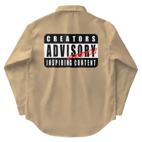 ADVISORY"CREATORS" MOCA BEIGE Work Shirt
