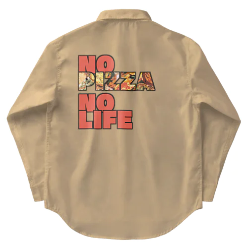 No Pizza No Life ワークシャツ