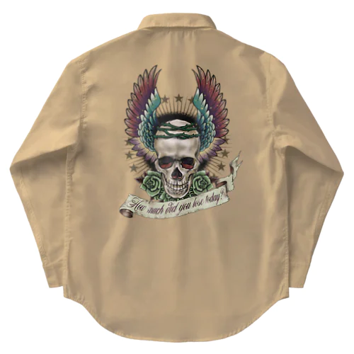 タトゥードクロ💀煽り Work Shirt