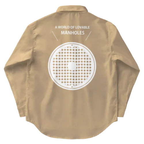 A world of lovable manholes Work Shirt