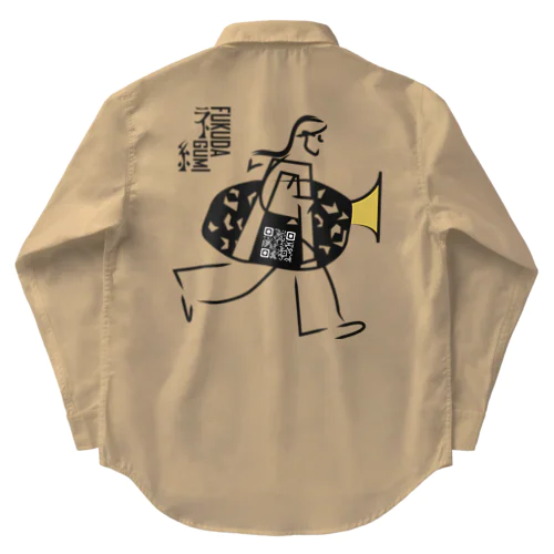 チューバを運ぶ人 Work Shirt