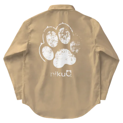 肉球をモチーフにしたオリジナルブランド「nikuQ」（犬タイプ）です Work Shirt