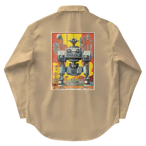 レトロで大きくてジャンクな戦闘用ロボットくん Work Shirt