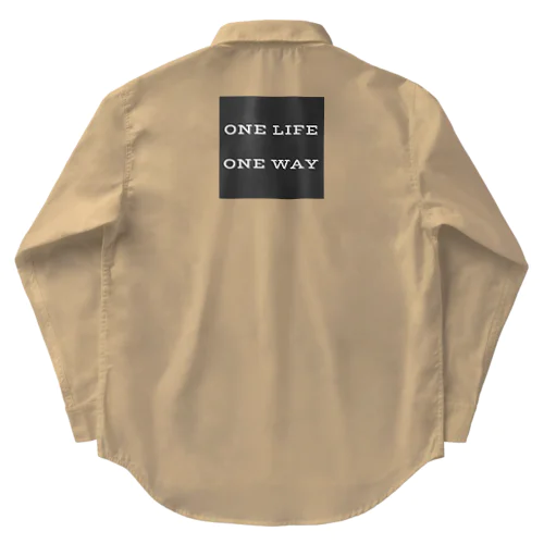 ONE LIFE ONE WAY ワークシャツ