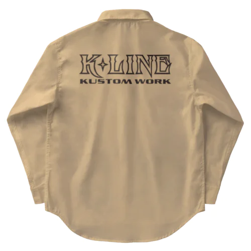 K-LINE Logo design by Wildman Ishii (BK) Work Shirt