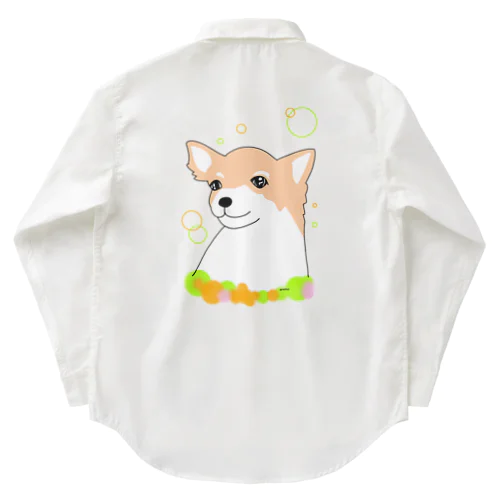 チワワ癒し犬 Work Shirt