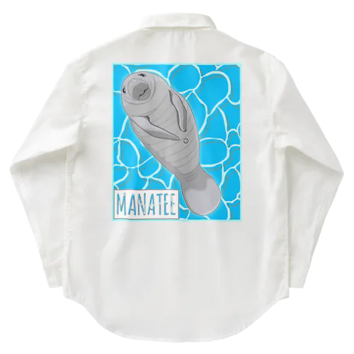 MANATEE(マナティ)　バックプリント Work Shirt