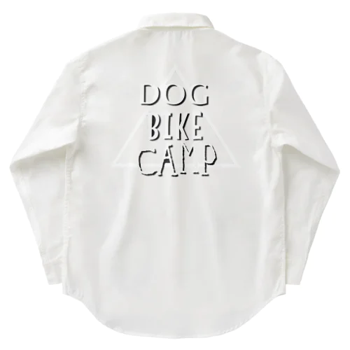 dog bike Camp Work Shirt