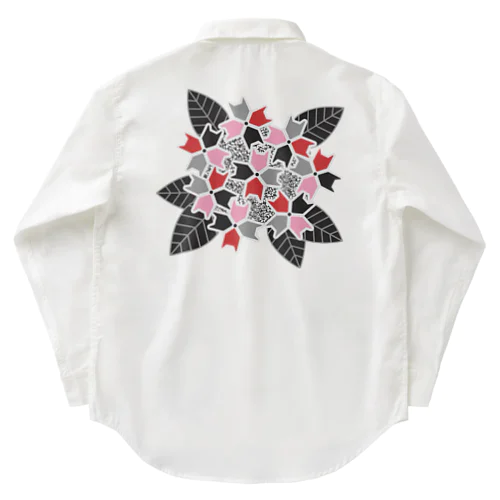 【狐★紫陽花】 Work Shirt