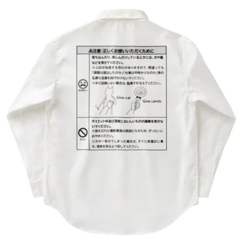 正しくお使いいただくために Work Shirt