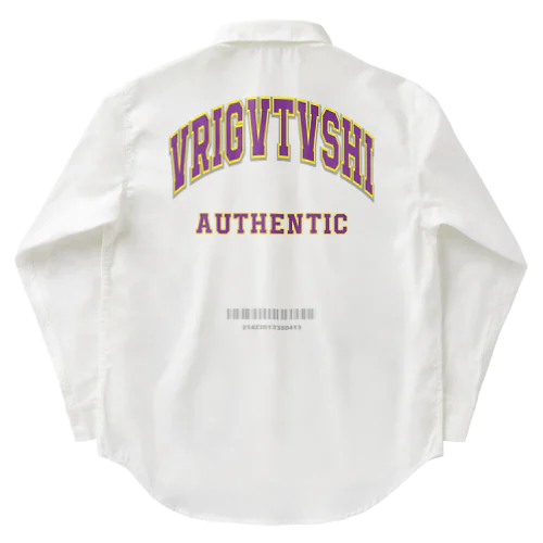 OLD SCHOOL"AUTHENTIC"(CODE NAME) WHITE Work Shirt