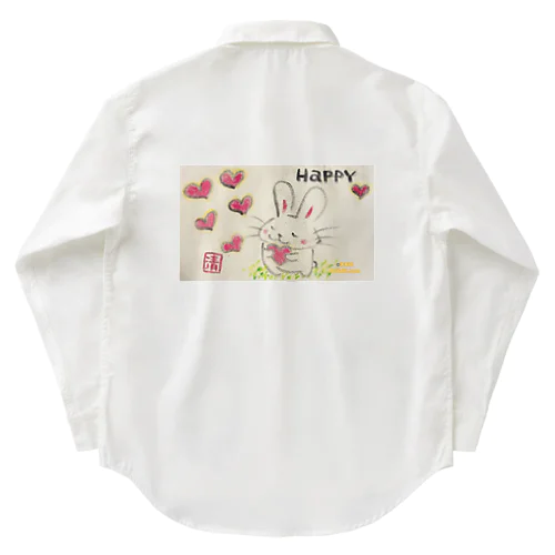 うさぎちゃん。HAPPY Work Shirt