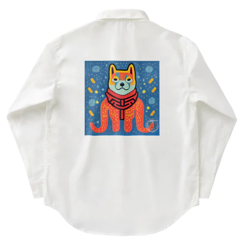 カラフルな生き物シリーズ Work Shirt