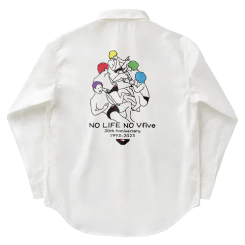 "NO LIFE NO Vfive" 30th Anniversary ワークシャツ