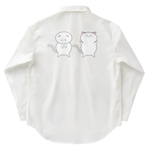 泣き笑いねこちゃん Work Shirt