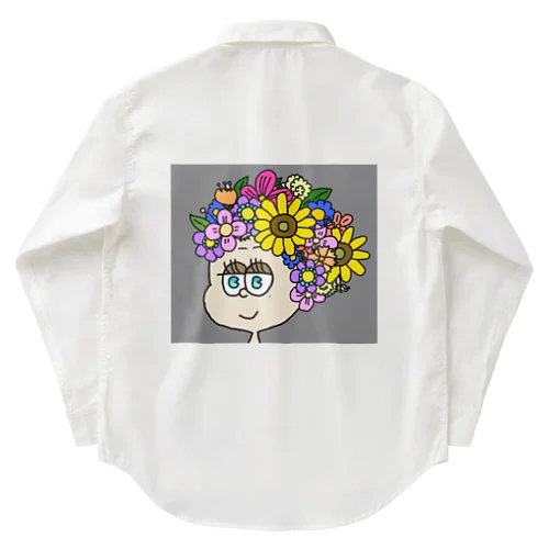 flower girl Work Shirt