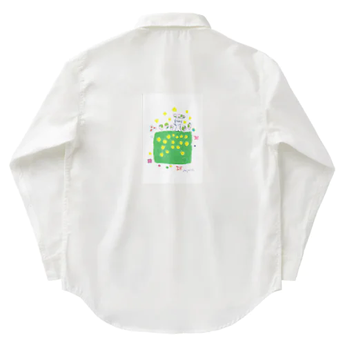 ワンダフル春花雨 Work Shirt