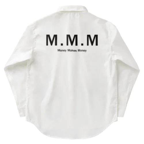 MoneyMakesMoney initial logo black Work Shirt