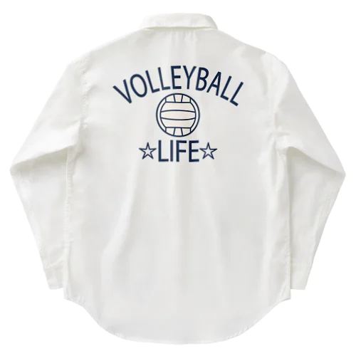 バレーボール(volleyball)アイテム・デザイン・チームTシャツ・クラブTシャツ・排球・はいきゅう・得点・ボール・選手・ポジション・部活・スポーツ・シンプル・かっこいい・かわいい・チームワーク ワークシャツ