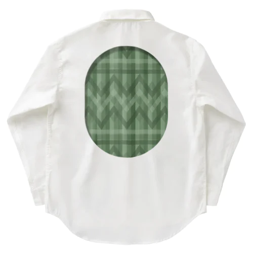 zigzag_window_green ワークシャツ