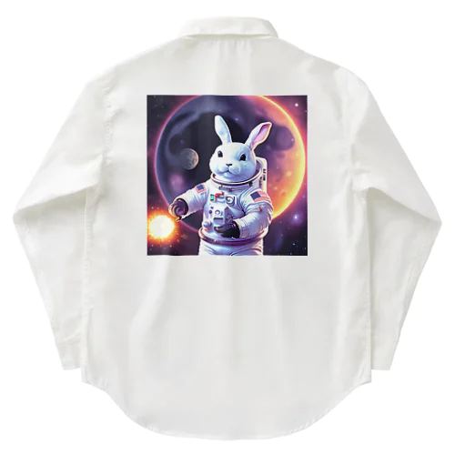 space usagi rabbit Work Shirt