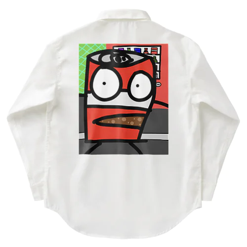 缶ジュースのコーラくん Work Shirt