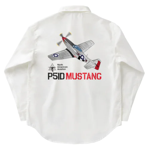 P51D MUSTANG（マスタング）２ ワークシャツ