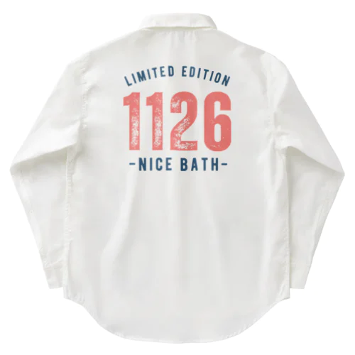 NICE BATH（両面） ワークシャツ