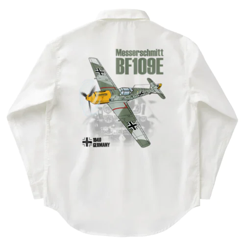 戦闘機_BF109Eメッサーシュミット_ガーランド機 Work Shirt