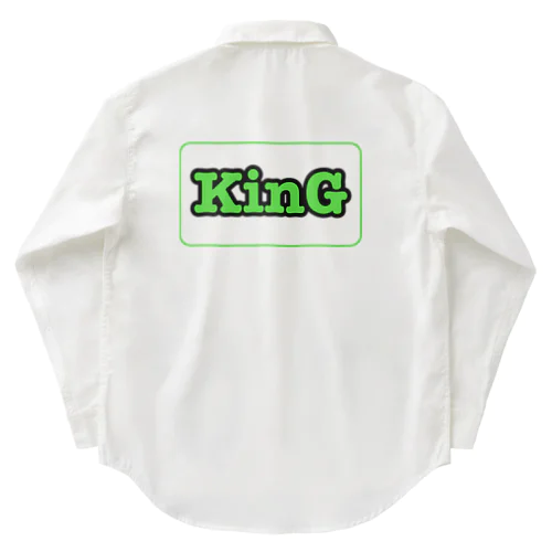 KinG 黒フチロゴシリーズ ワークシャツ