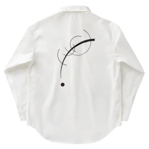 カンディンスキー "Free Curve to the Point: Accompanying Sound of Geometric Curves" Work Shirt