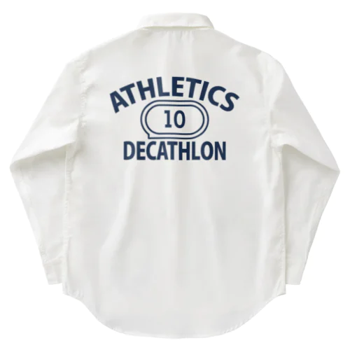 十種競技・デカスロン・DECATHLON・じっしゅきょうぎ・二日間・10種・男子・女子・かっこいい・かわいい・選手・陸上部員・トレーニング・混成競技・確実・有望・応援・タイム・得点・入賞・実力 ワークシャツ